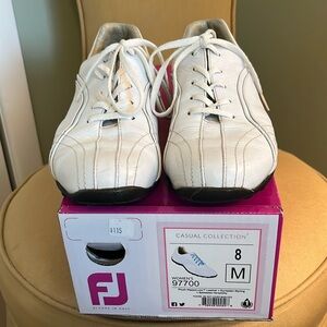 FOOTJOY LADIES GOLF WHITE GOLF SHOES 8.5 casual collection